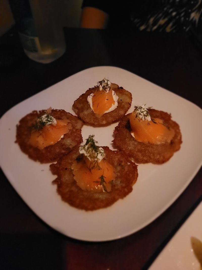 Potato Pancakes With Salmon and Dill