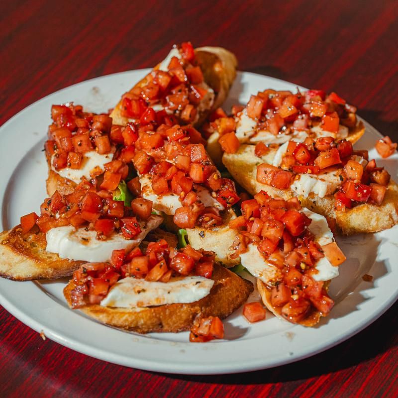 Pub Chips and Bruschetta Appetizers