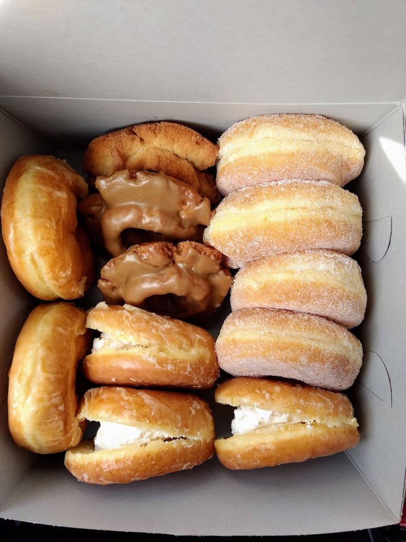 Raspberry Donuts Bursting With Real Jam