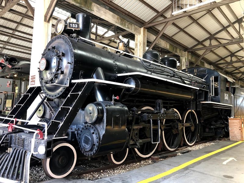 Riding a 100-Year-Old Train Around the Yard Riding a 100-Year-Old Train Around the Yard