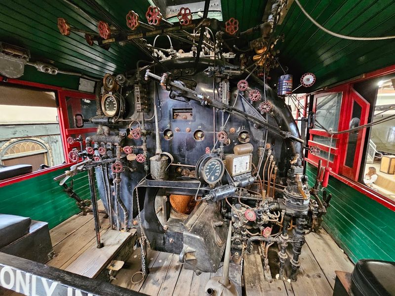 Riding in the Locomotive Cab With the Engineer