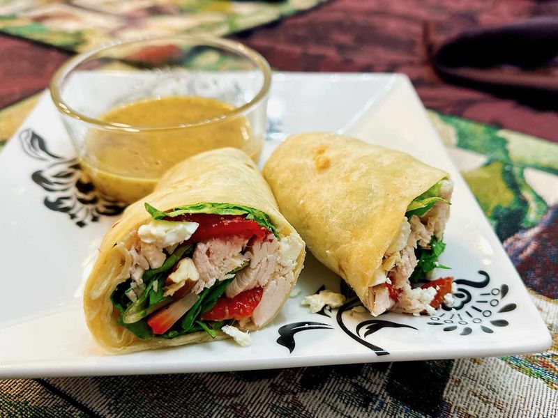 Rotisserie chicken wrap