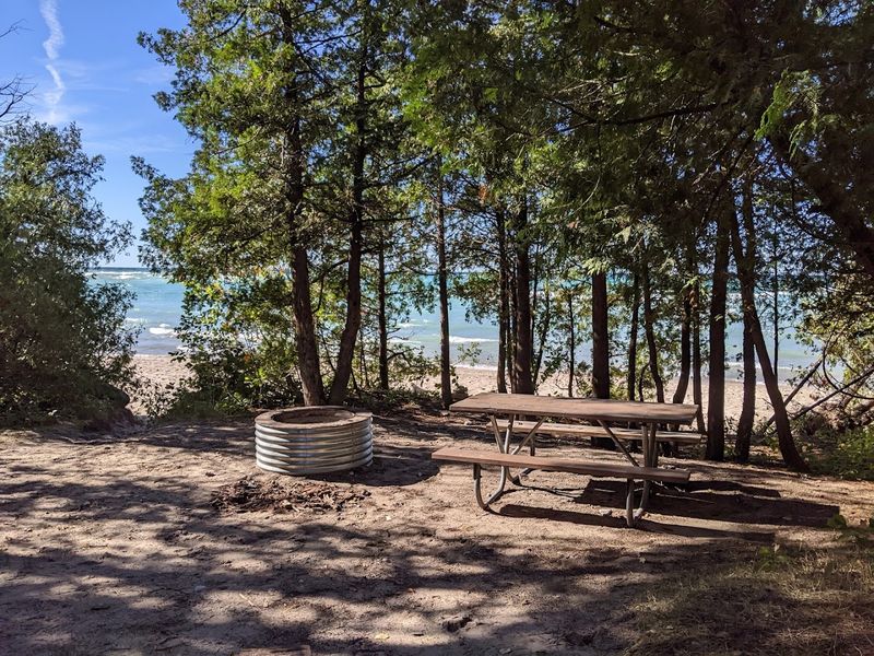 Rustic Camping Right on the Beach