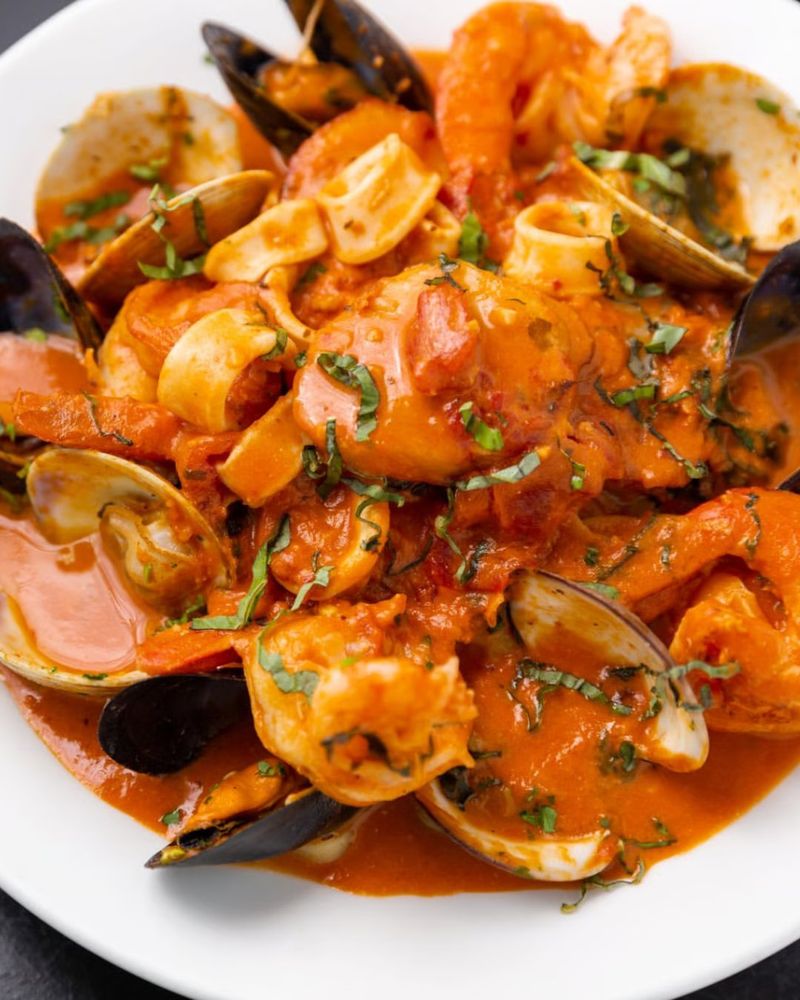 Seafood Cioppino Pasta
