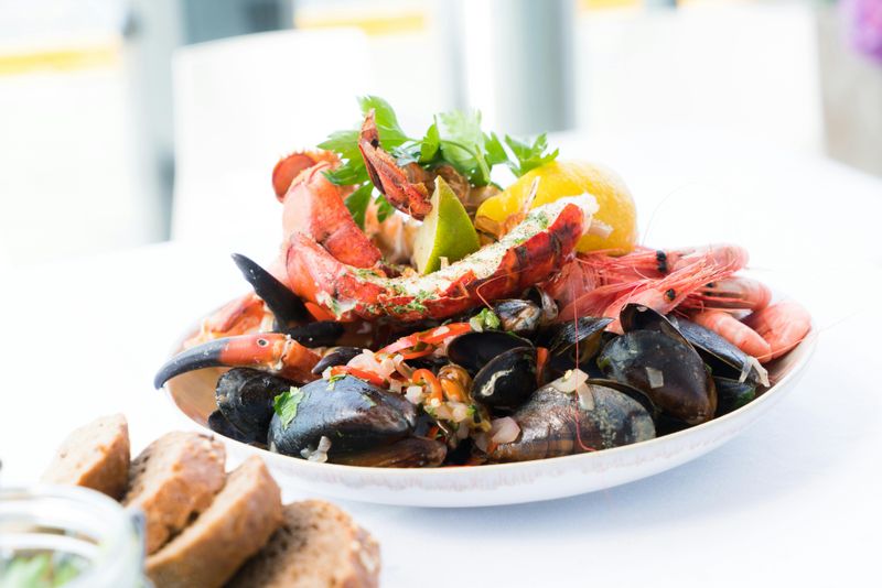 Seafood platter