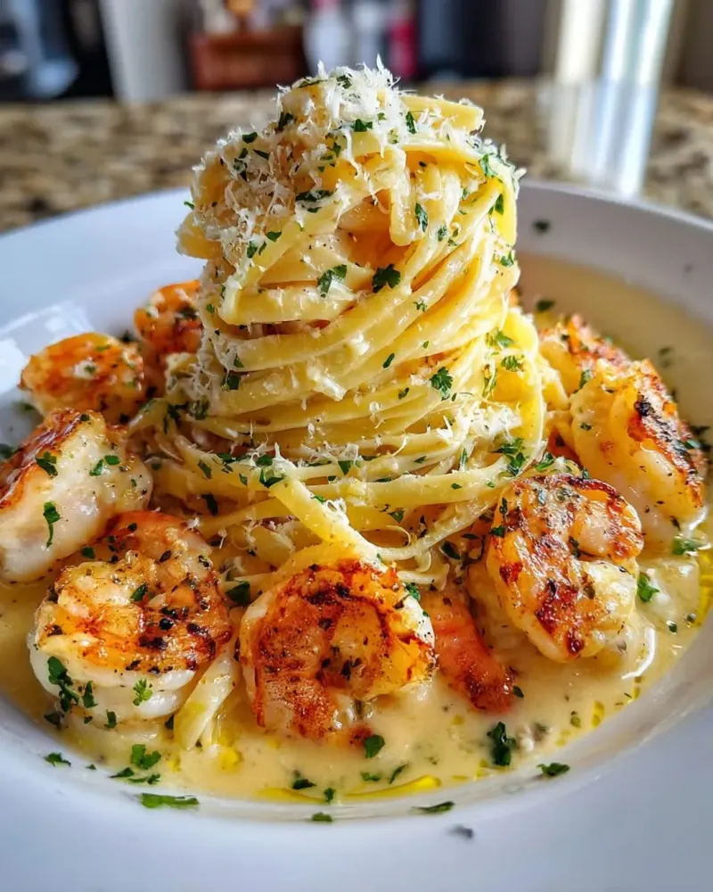 Shrimp Alfredo