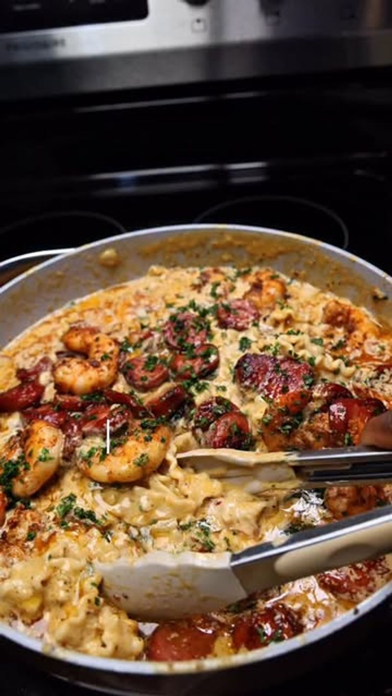 Shrimp and Grits Pasta