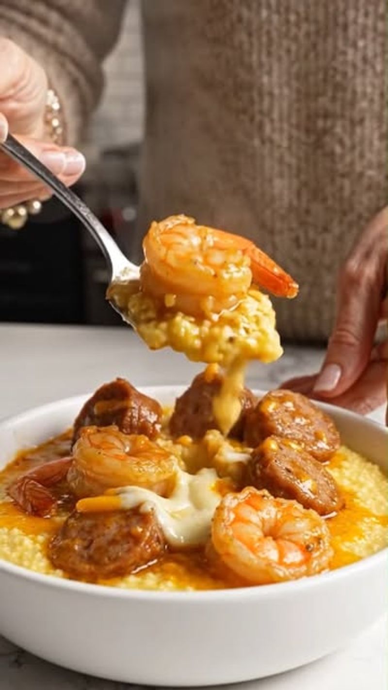 Shrimp and Grits Pasta