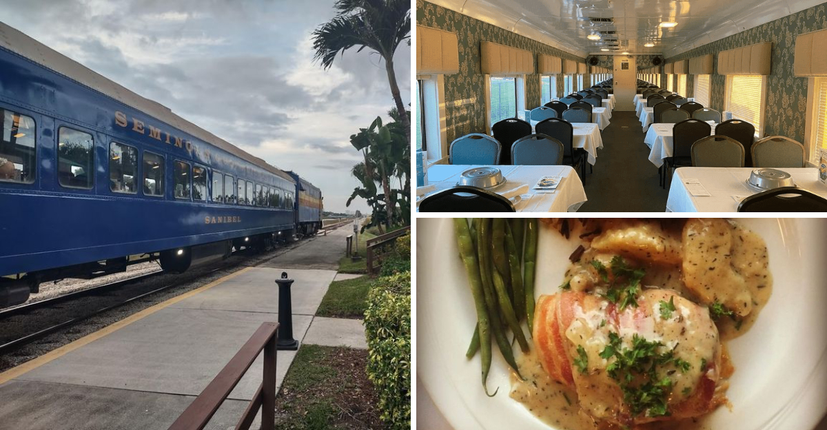 Solve A Murder While Dining Aboard This One Of A Kind Florida Train Ride Along The Gulf