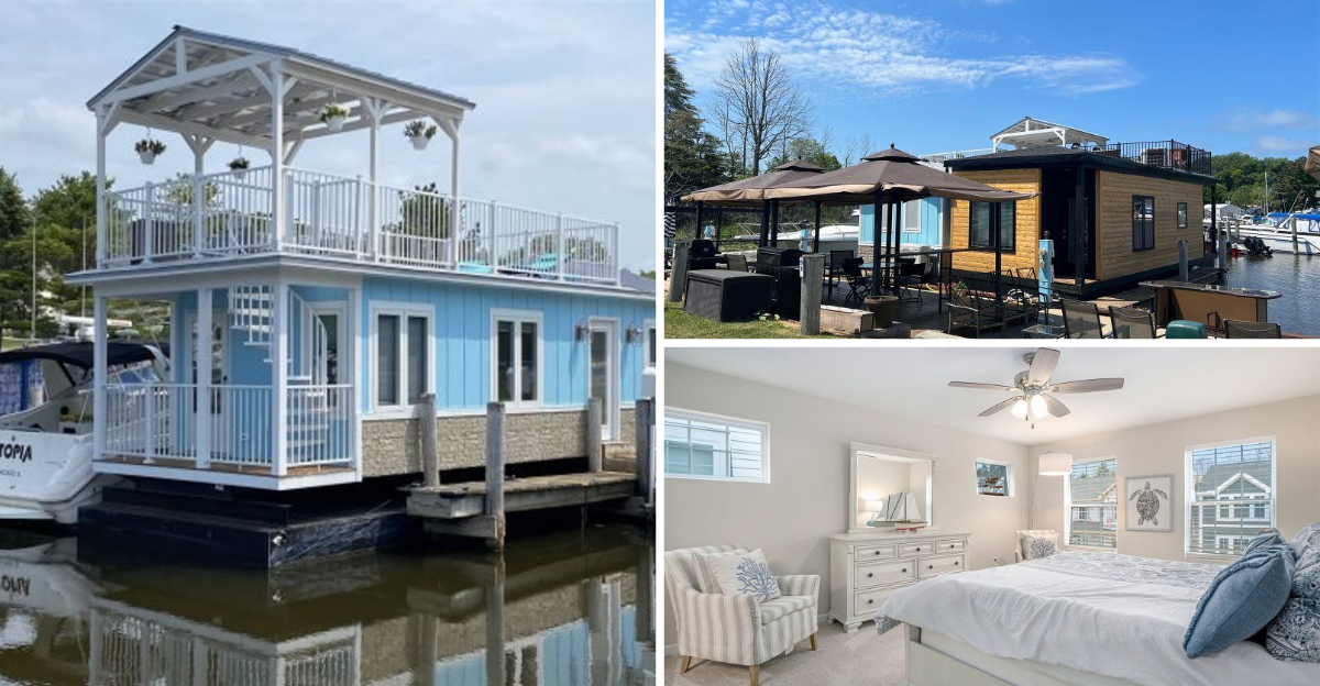Spend The Night In A Beautiful Floating Cabin At This Hidden Michigan Getaway