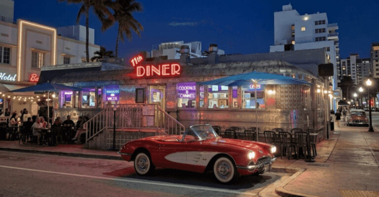 Step inside this retro Florida diner for a nostalgic journey back to the 1950s