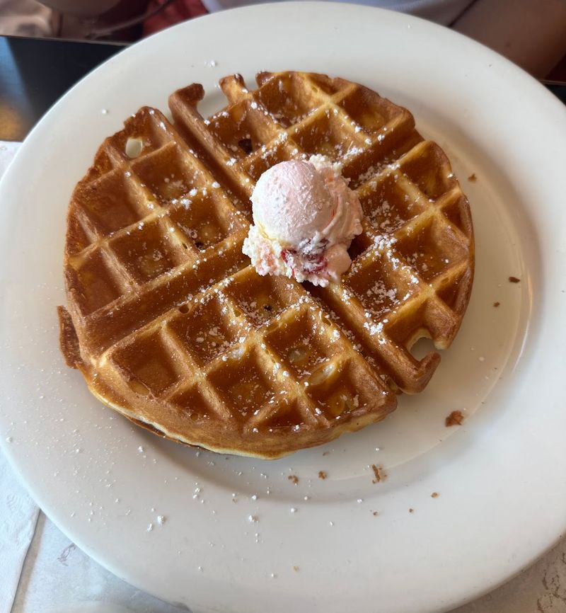 Strawberry and Cream Waffles That Steal the Show