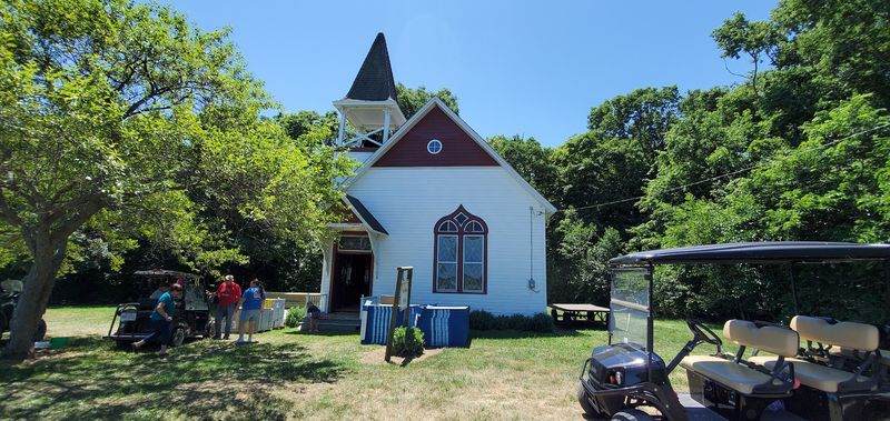 The Abandoned Schoolhouse and Its Playground The Abandoned Schoolhouse and Its Playground