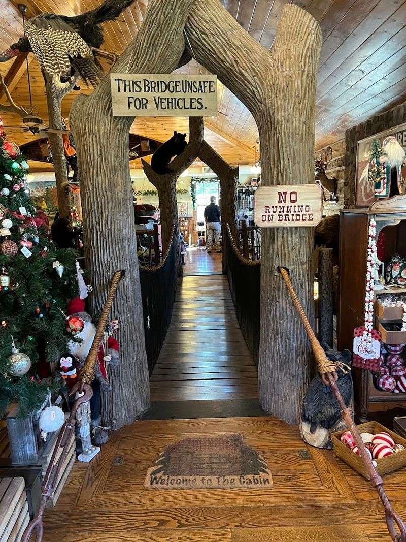 The Actual Swinging Bridge Inside the Restaurant The Actual Swinging Bridge Inside the Restaurant
