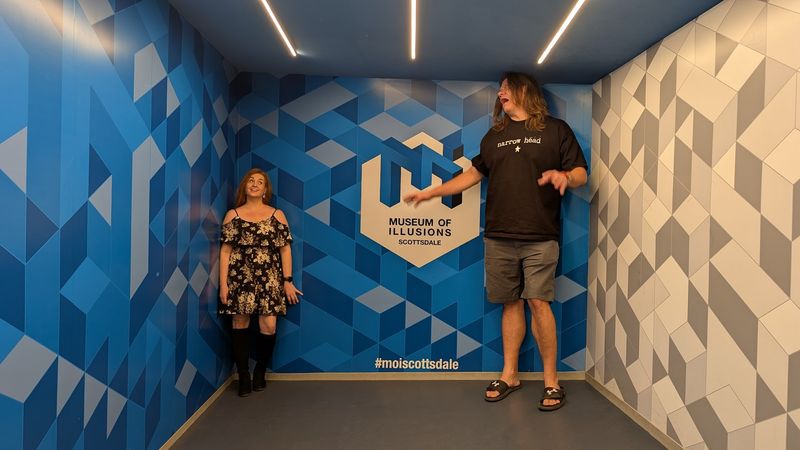 The Ames Room Where You Shrink and Grow