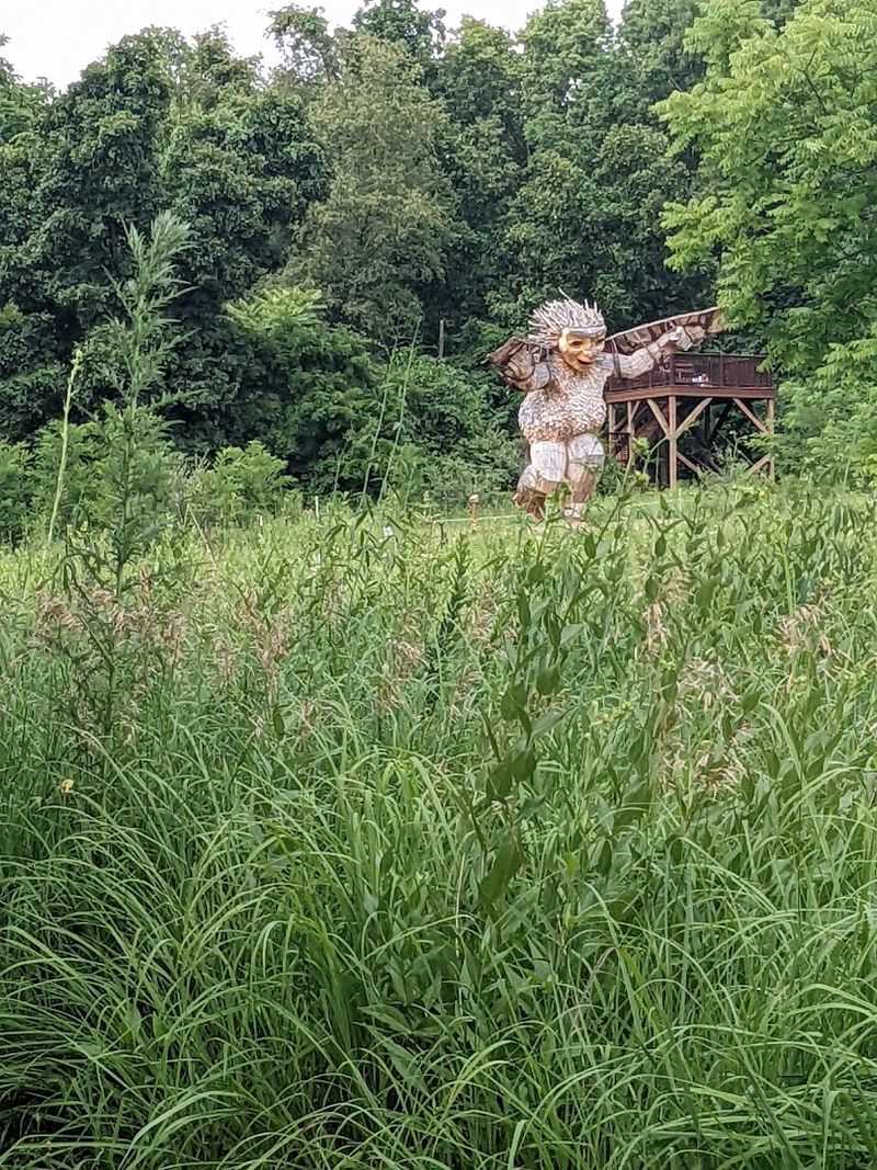 The Baby Troll With Wings at the Nature Center The Baby Troll With Wings at the Nature Center