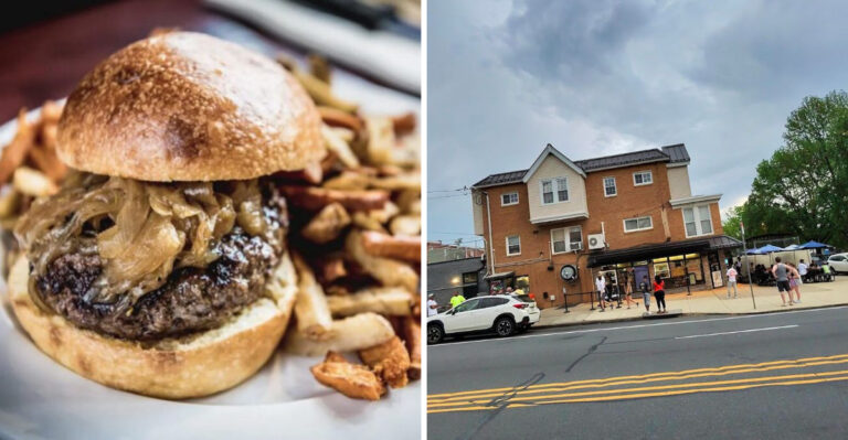 The Best Burger In Pennsylvania Might Just Be Found At This Famous Cheesesteak Destination