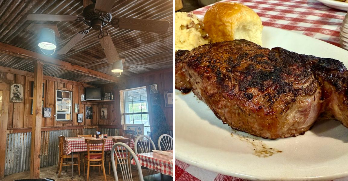 The Best Steak And Seafood In Texas Are Hiding Inside This Middle Of Nowhere General Store