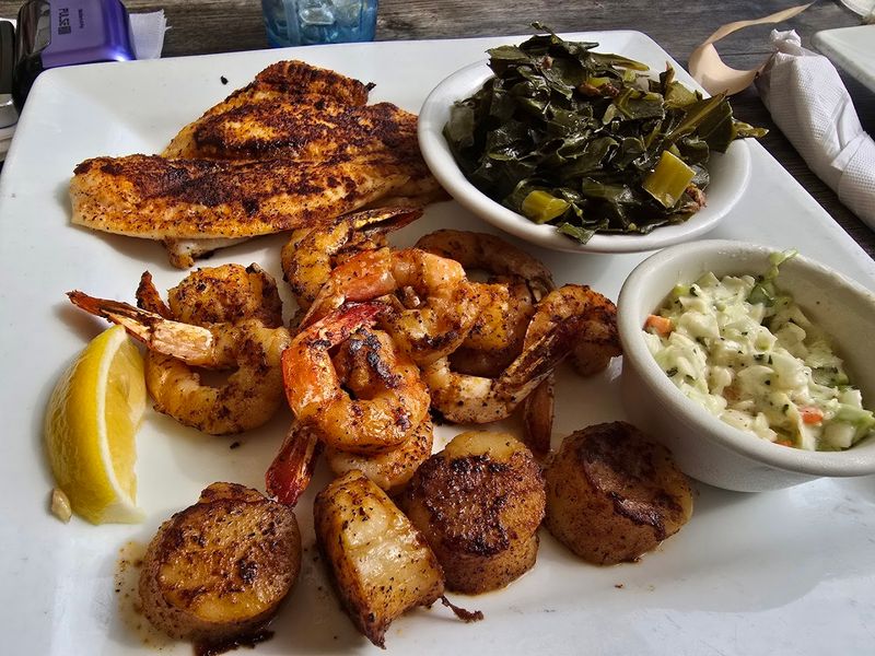The Blackened Seafood Platter for Those Who Like Bold Flavor