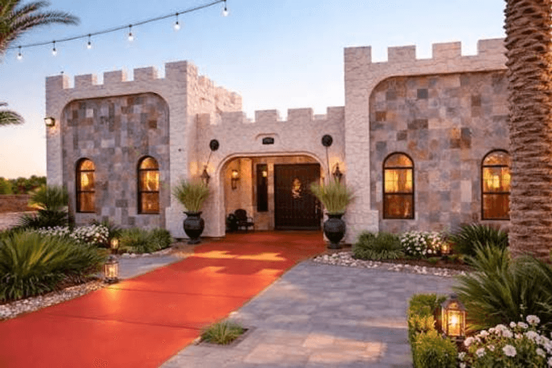 The Castle-Like Architecture That Sets the Mood