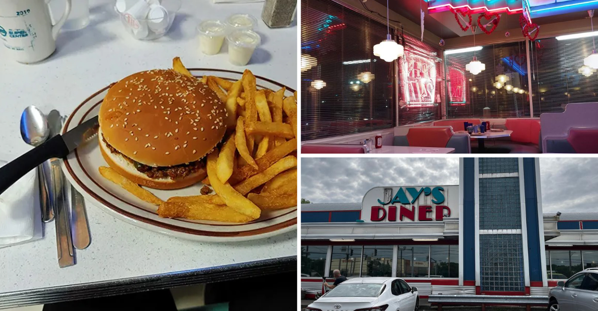 The Cheeseburger At This 1950s Style Diner In New York Is So Good People Drive Hours To Try It