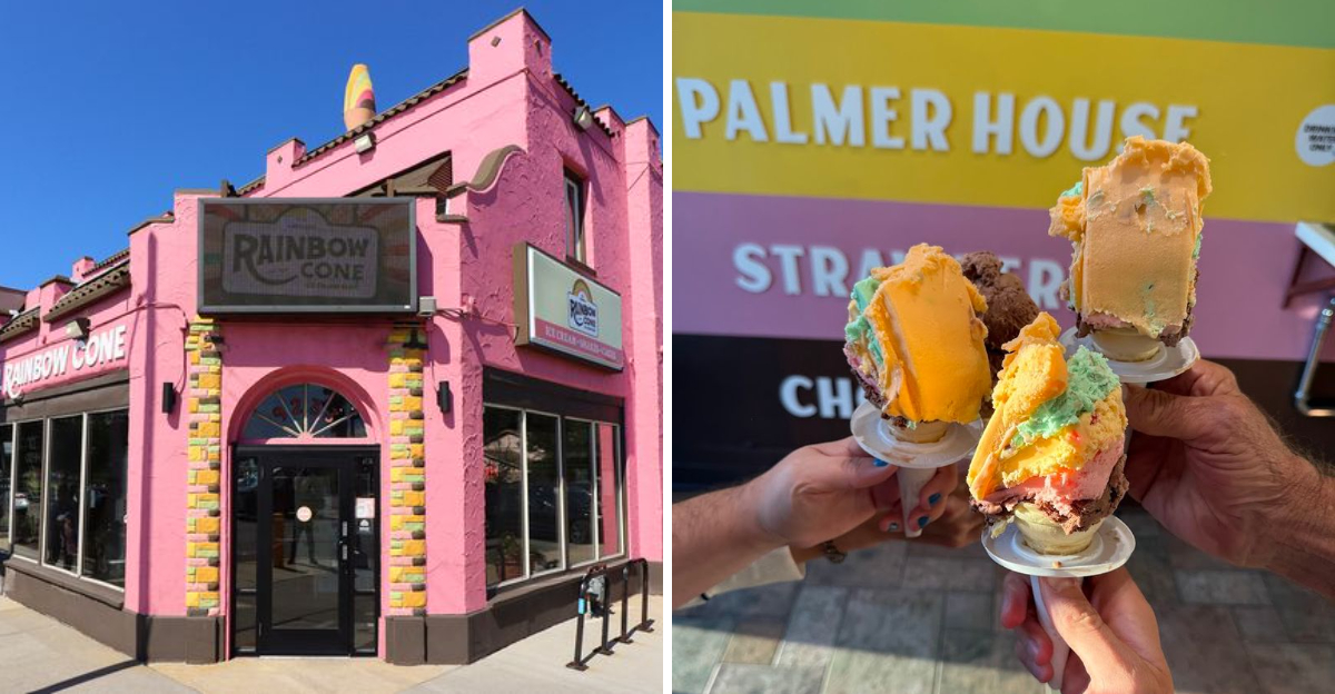 The Famous Ice Cream Cone At This Classic Illinois Shop Has Been Delighting Customers For Generations