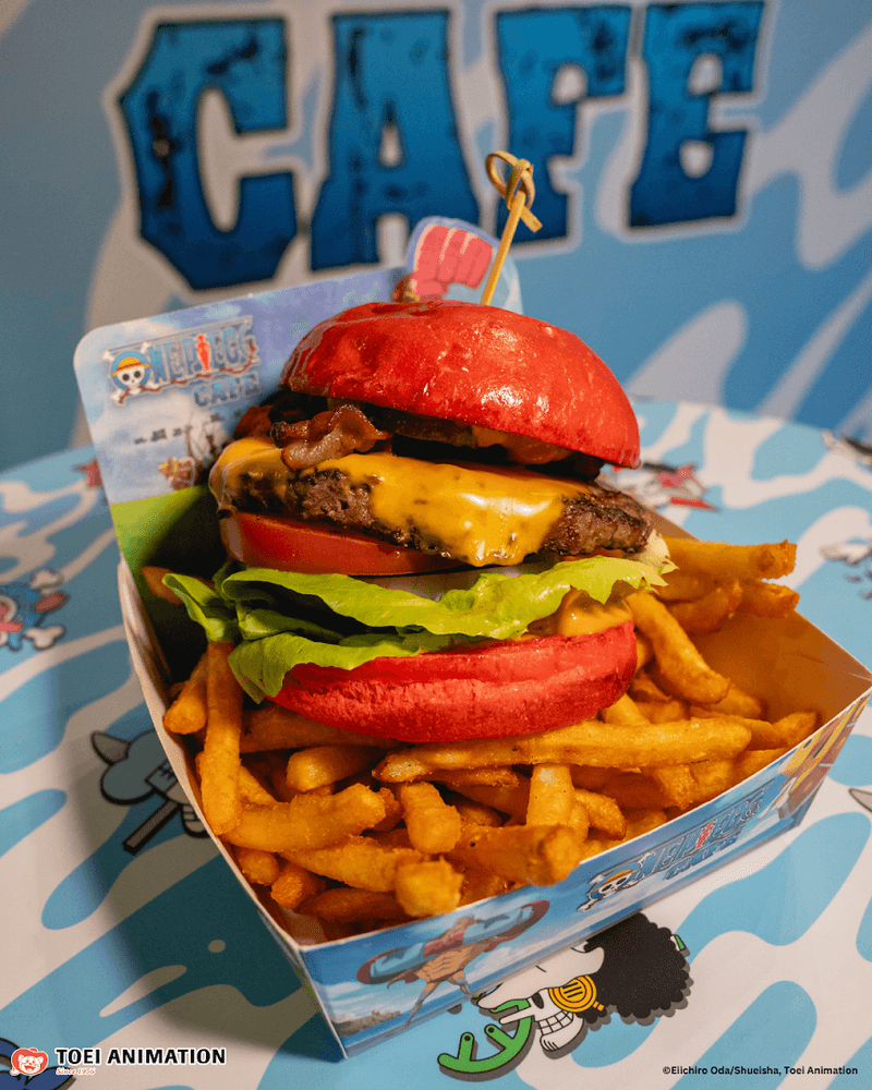 The Franky Burger and Fries — Bold, Beefy, and Built Super
