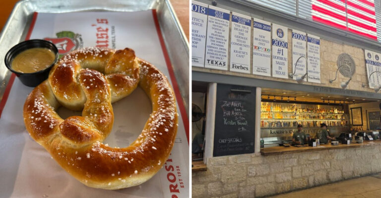 The Freshly Baked Pretzels At This Texas Restaurant Are Well Worth A Special Trip