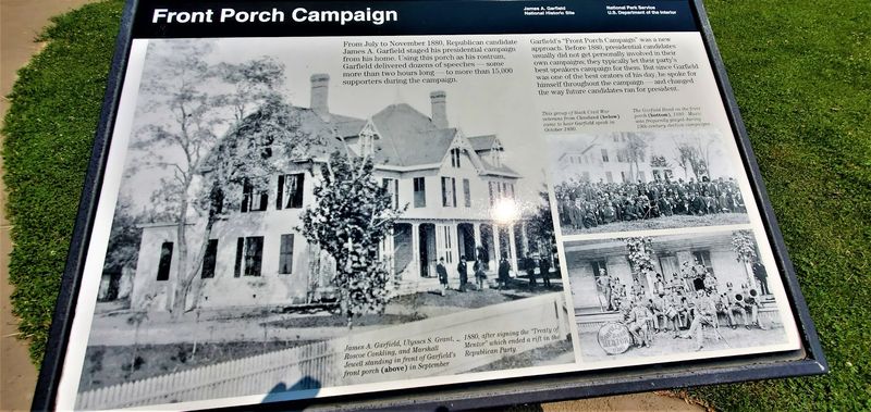 The Front Porch Campaign: A Political Strategy Born Right on These Grounds