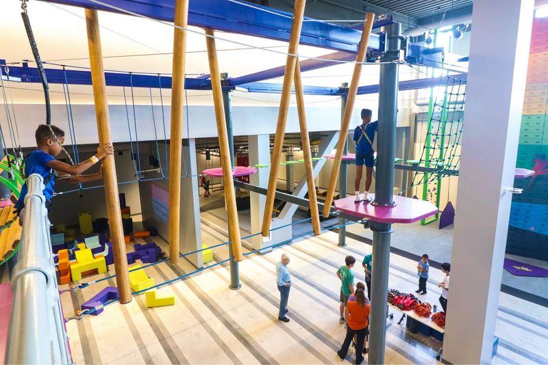The High Rope Maze with Harness