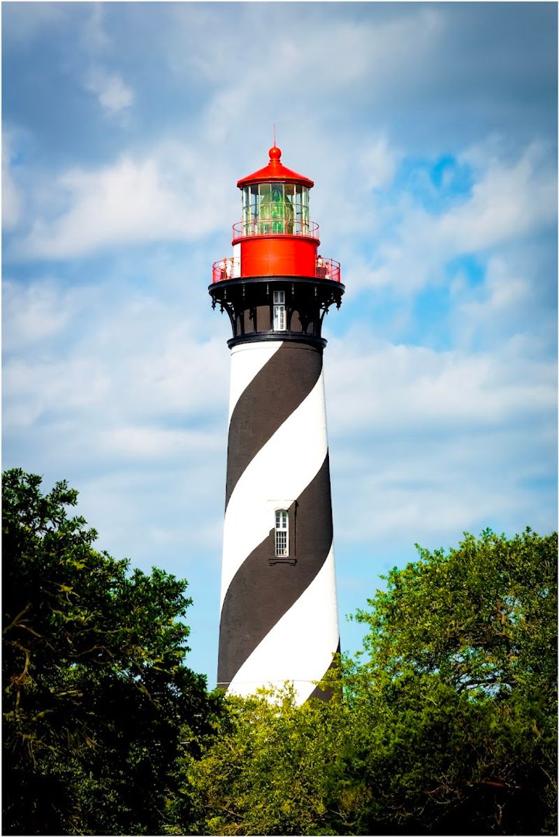 The Iconic 1874 Black-and-White Striped Lighthouse Tower