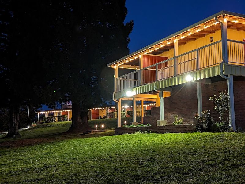 The Iconic Retro Exterior That Glows At Night