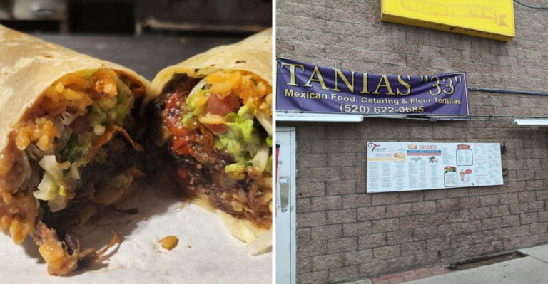 The Legendary Burrito At This Hidden Arizona Restaurant Is Big Enough To Feed The Whole Family