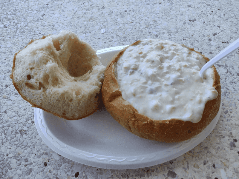The Legendary Clam Chowder Bread Bowl The Legendary Clam Chowder Bread Bowl