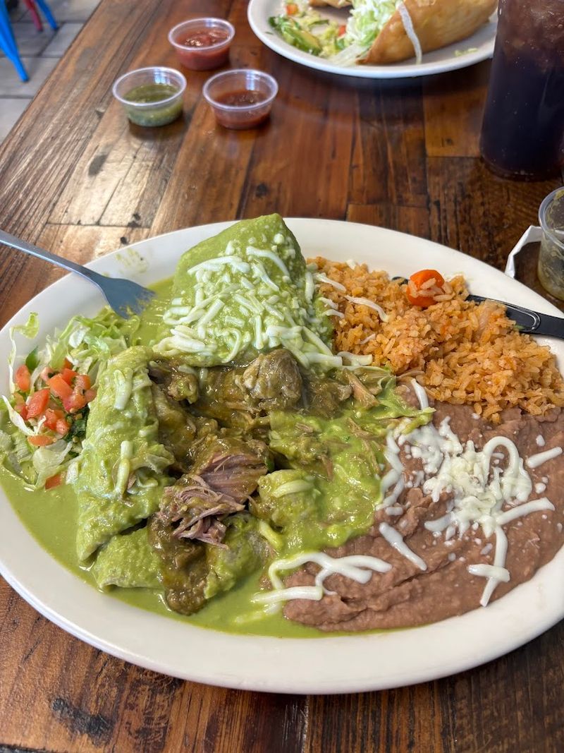 The Legendary Green Chile Burrito