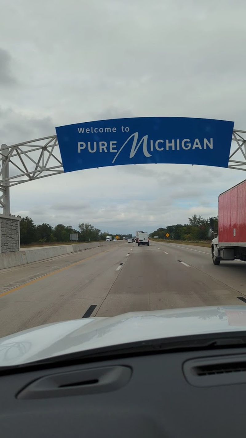 The Location: Erie, Michigan Right on I-75