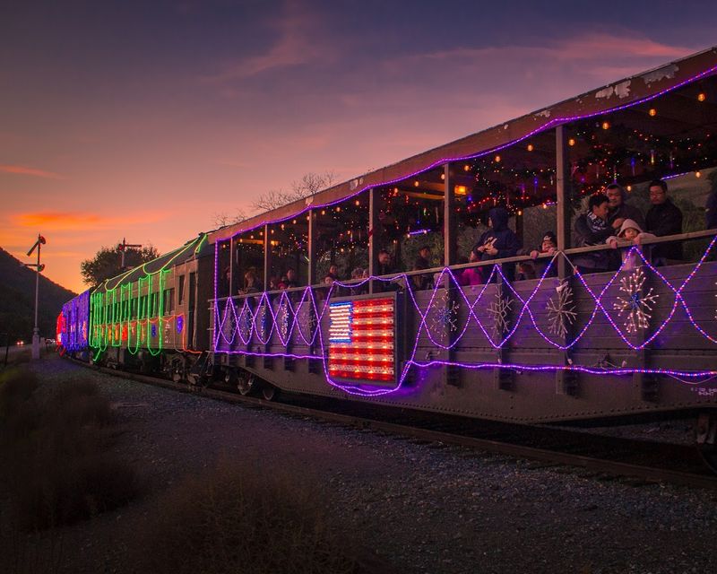 The Magical Train of Lights at Christmas
