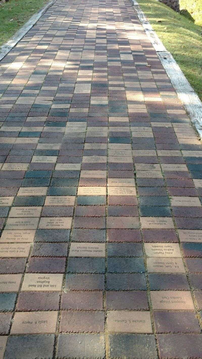 The Memorial Brick Walkway That Adds a Personal Touch