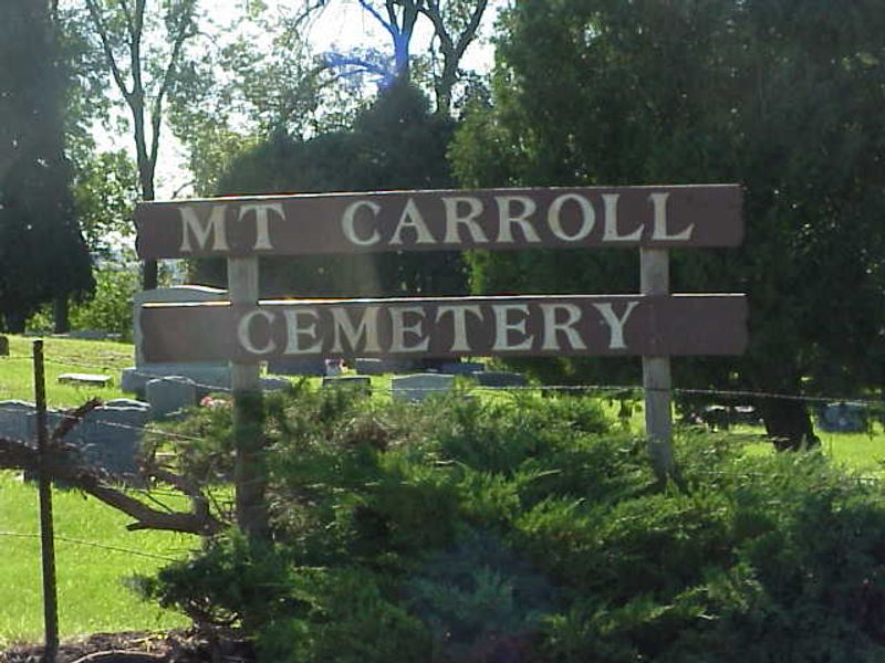 The Mount Carroll Cemetery