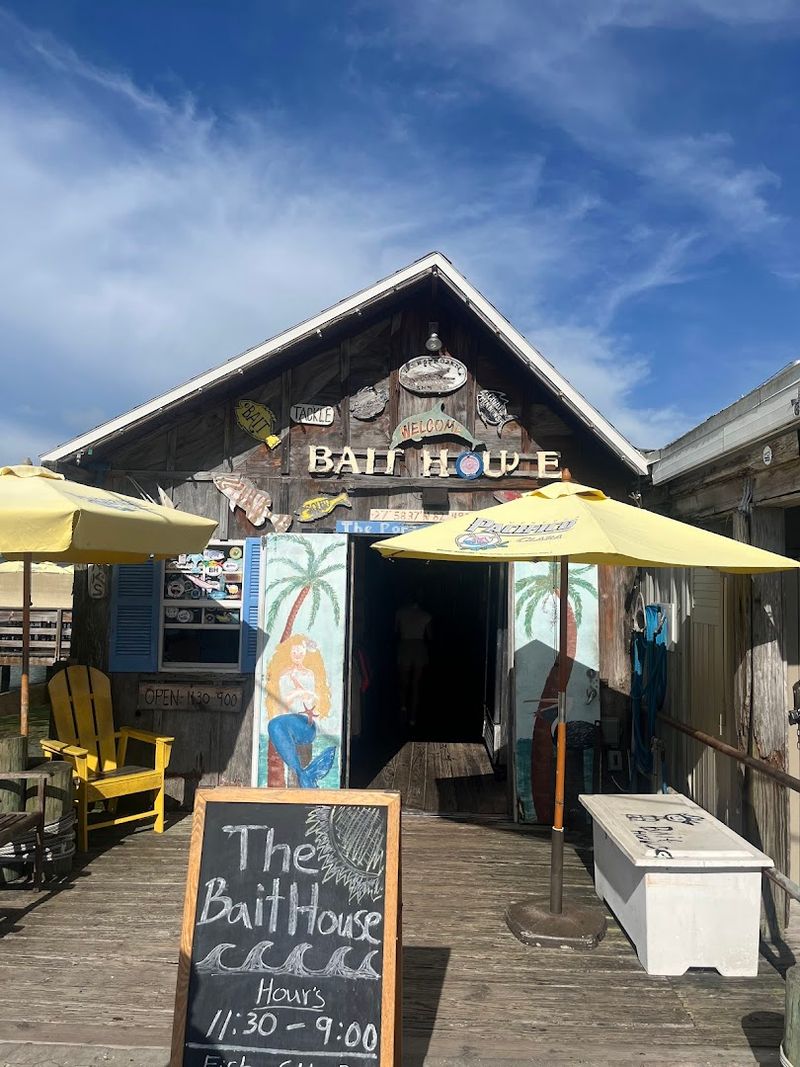 The Quirky Bait Shop Entrance That Sets the Mood Perfectly