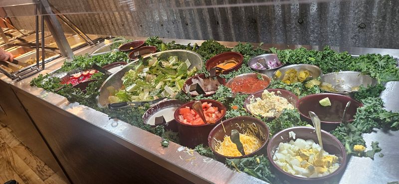 The Salad Bar and Dessert Bar Are Crowd Favorites