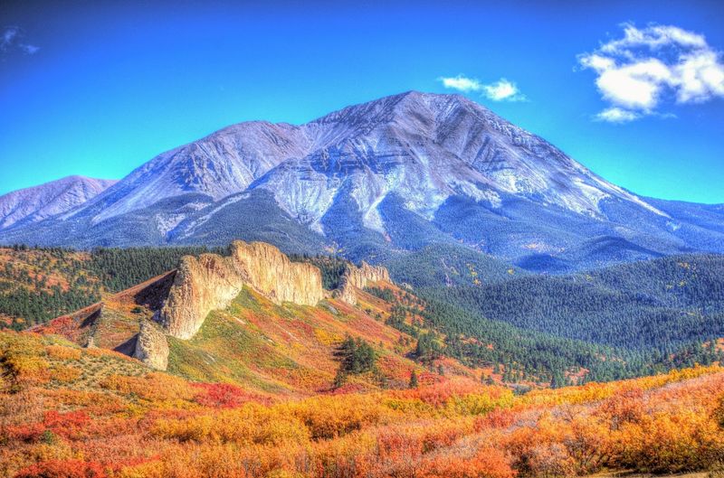 The Spanish Peaks: Nature's Dramatic Welcome Sign The Spanish Peaks: Nature's Dramatic Welcome Sign