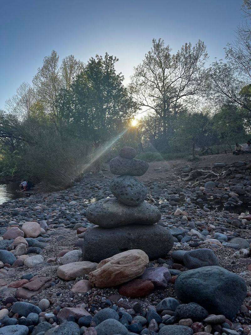 The Spiritual Atmosphere and Rock Cairns The Spiritual Atmosphere and Rock Cairns
