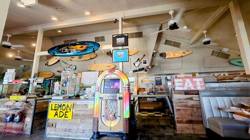 The Surf-Themed Atmosphere That Sets the Mood