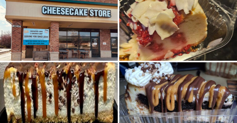 The cheesecake at this no-fuss Illinois café is so delicious, it hardly seems real