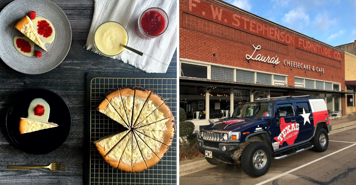 The cheesecake at this no fuss Texas cafe is so delicious it hardly seems real
