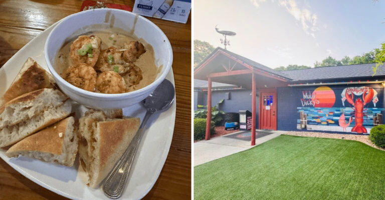 The drunken shrimp at this homey Tennessee restaurant is so delicious, you’ll be craving it for days