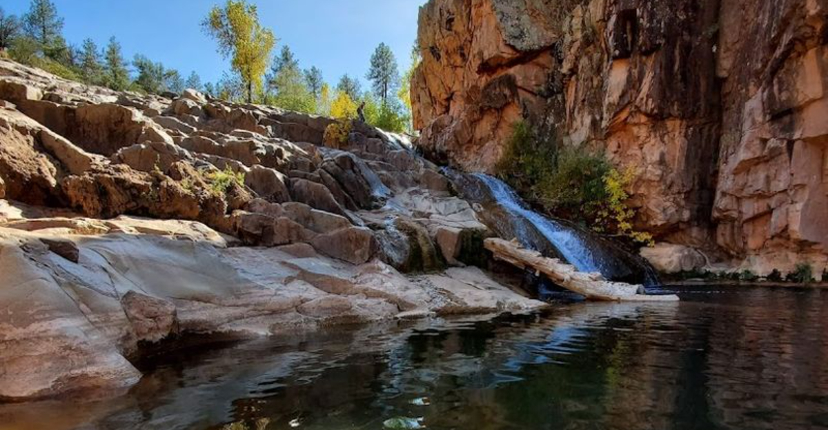 Theres a magical waterfall waiting at the end of this easy 1.6 mile Arizona trail