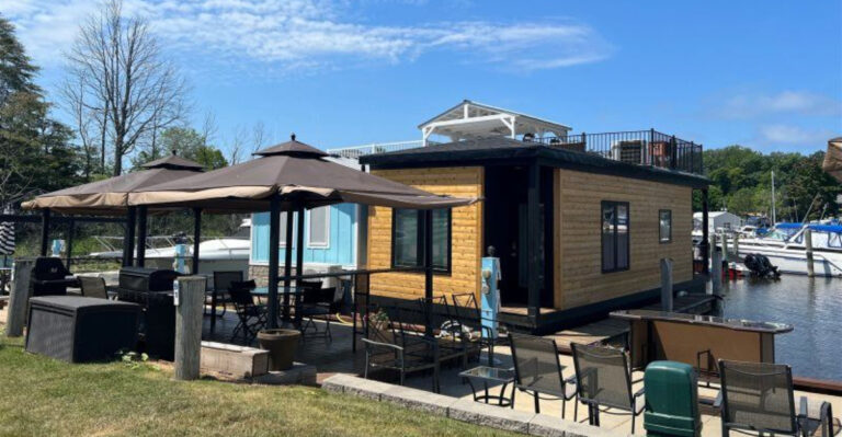 These Floating Cabins In Michigan Offer One Of The Most Magical Overnight Stays You’ll Ever Experience