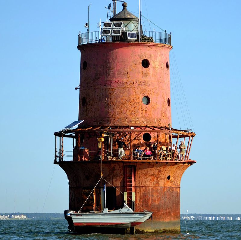 Thimble Shoal Light - Hampton Roads, Virginia